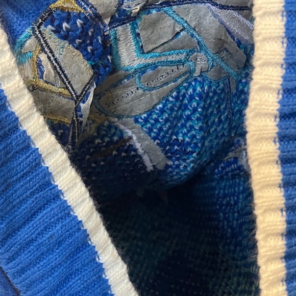 NWT Blizzard Bay Blue and White Cat Sweater - Picture 6 of 8